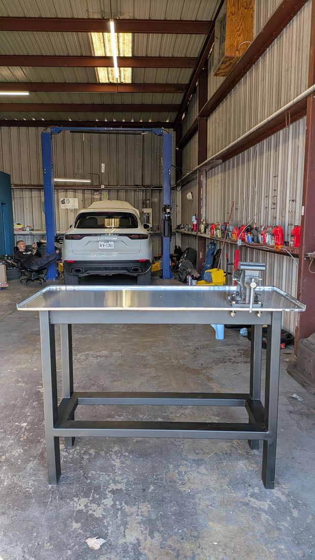 Fabrication shop welding table