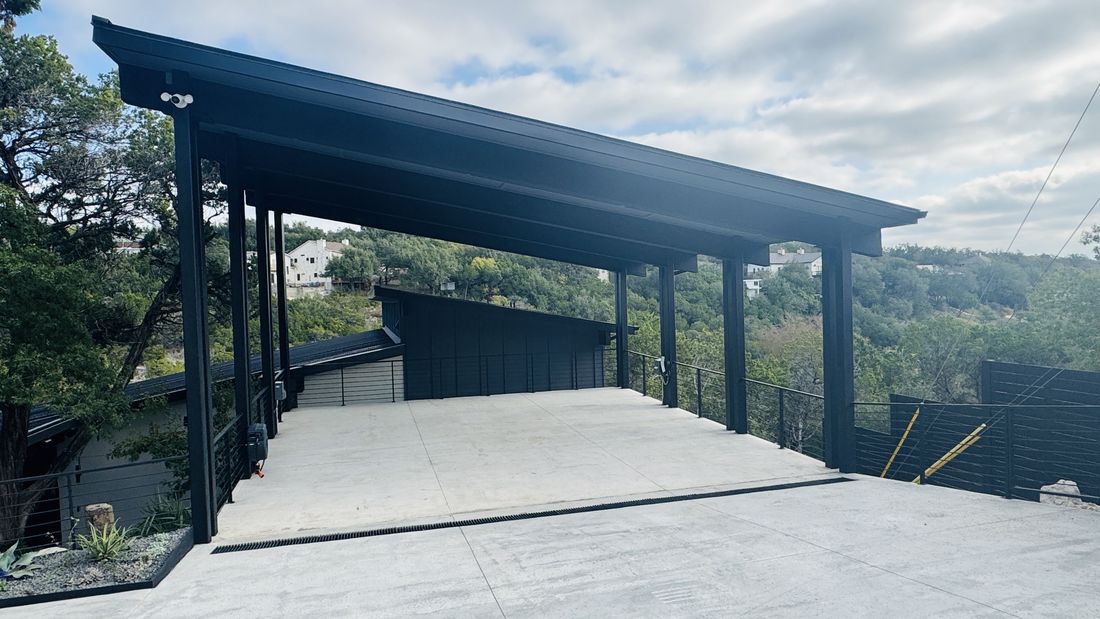 Steel carport / covered parking